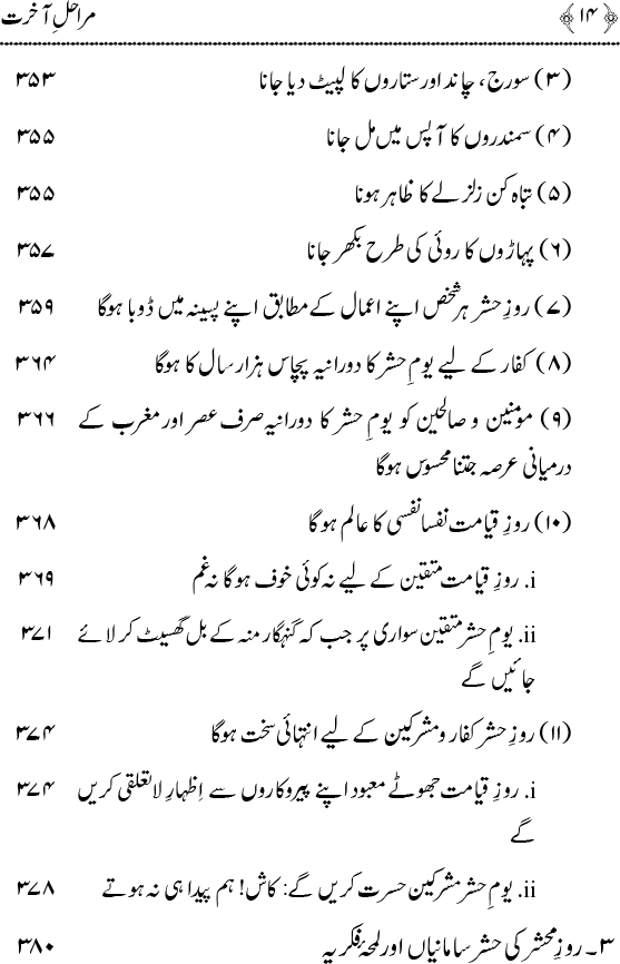 Marahil e Akhirat