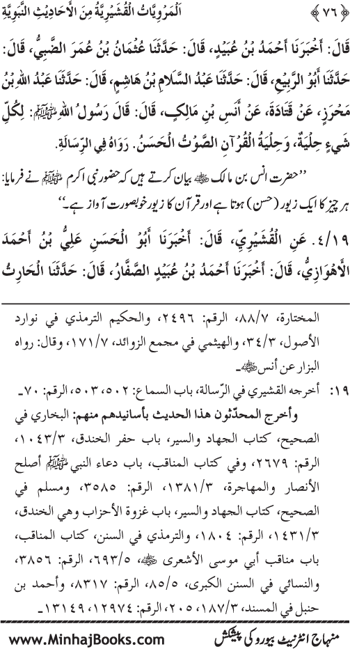 Silsila Marwiyat-e-Sufiya’ (2): Al-Marwiyat al-Qushayriyya min al-Ahadith al-Nabawiyya