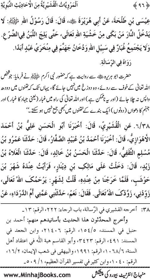 Silsila Marwiyat-e-Sufiya’ (2): Al-Marwiyat al-Qushayriyya min al-Ahadith al-Nabawiyya