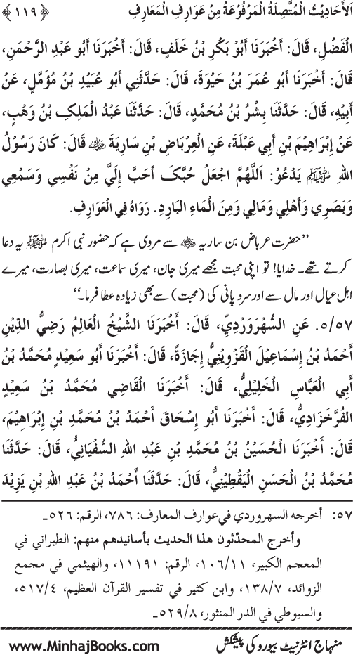 Silsila Marwiyat-e-Sufiya’ (3): Al-Marwiyat al-Suhrawardiyya min al-Ahadith al-Nabawiyya