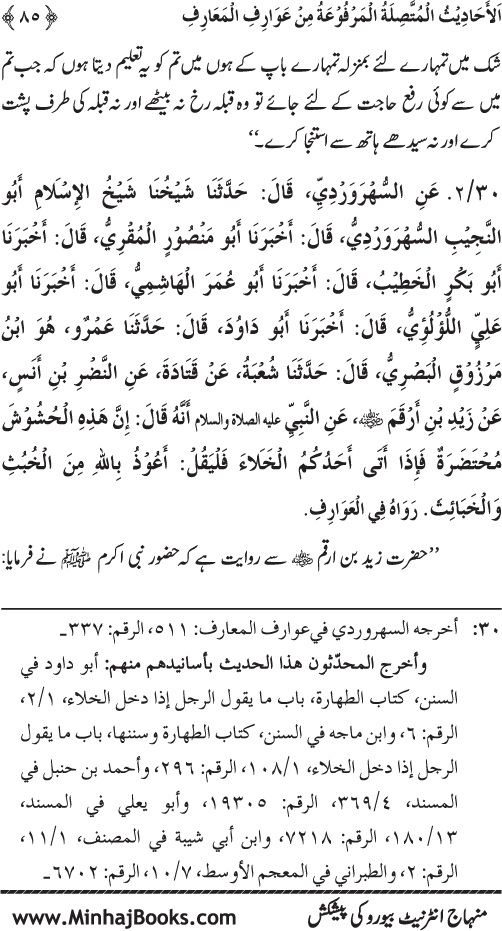 Silsila Marwiyat-e-Sufiya’ (3): Al-Marwiyat al-Suhrawardiyya min al-Ahadith al-Nabawiyya