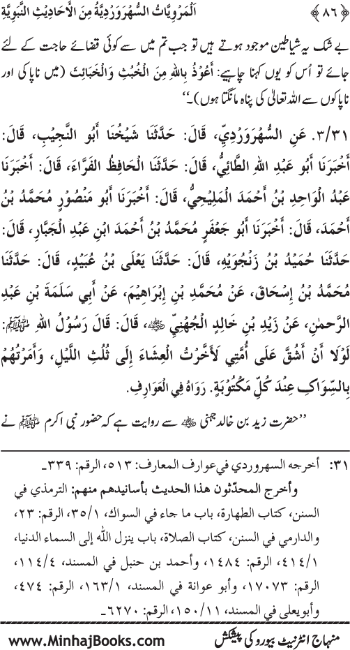 Silsila Marwiyat-e-Sufiya’ (3): Al-Marwiyat al-Suhrawardiyya min al-Ahadith al-Nabawiyya