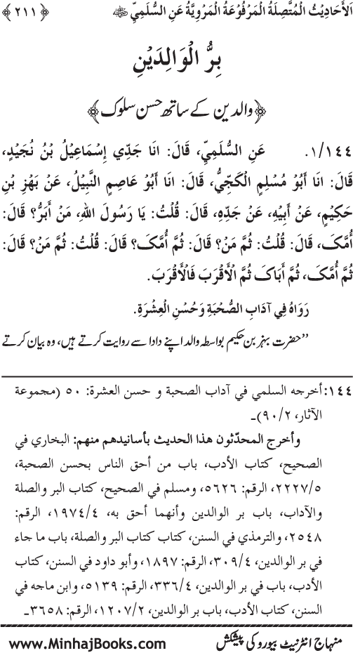 Silsila Marwiyat-e-Sufiya’ (1): Al-Marwiyat al-Sulamiyya min al-Ahadith al-Nabawiyya