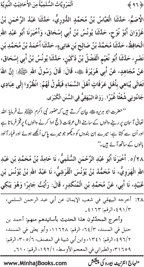 Silsila Marwiyat-e-Sufiya’ (1): Al-Marwiyat al-Sulamiyya min al-Ahadith al-Nabawiyya