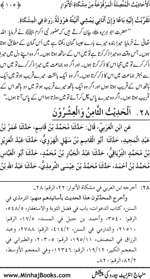 Silsila Marwiyat-e-Sufiya’ (4): Marwiyat al-Shaykh al-Akbar min Ahadith al-Nabi al-Athar (PBUH)