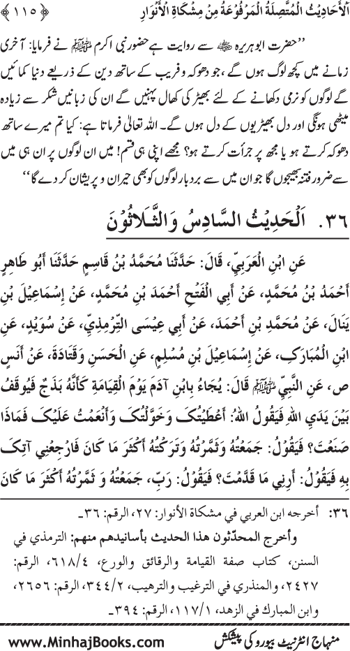 Silsila Marwiyat-e-Sufiya’ (4): Marwiyat al-Shaykh al-Akbar min Ahadith al-Nabi al-Athar (PBUH)