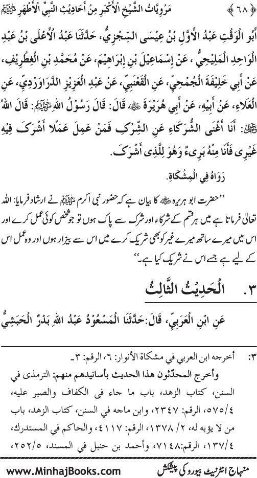 Silsila Marwiyat-e-Sufiya’ (4): Marwiyat al-Shaykh al-Akbar min Ahadith al-Nabi al-Athar (PBUH)