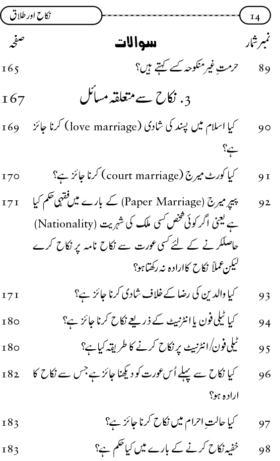 Silsila Ta‘limat-e-Islam (9): Nikah awr Talaq (Ahkam o Masail)