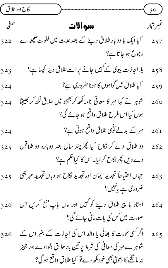 Silsila Ta‘limat-e-Islam (9): Nikah awr Talaq (Ahkam o Masail)