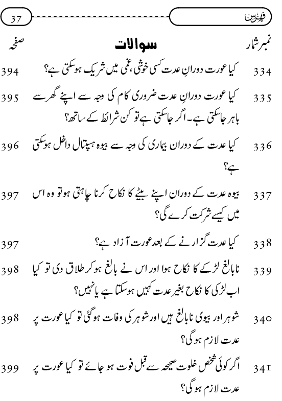 Silsila Ta‘limat-e-Islam (9): Nikah awr Talaq (Ahkam o Masail)