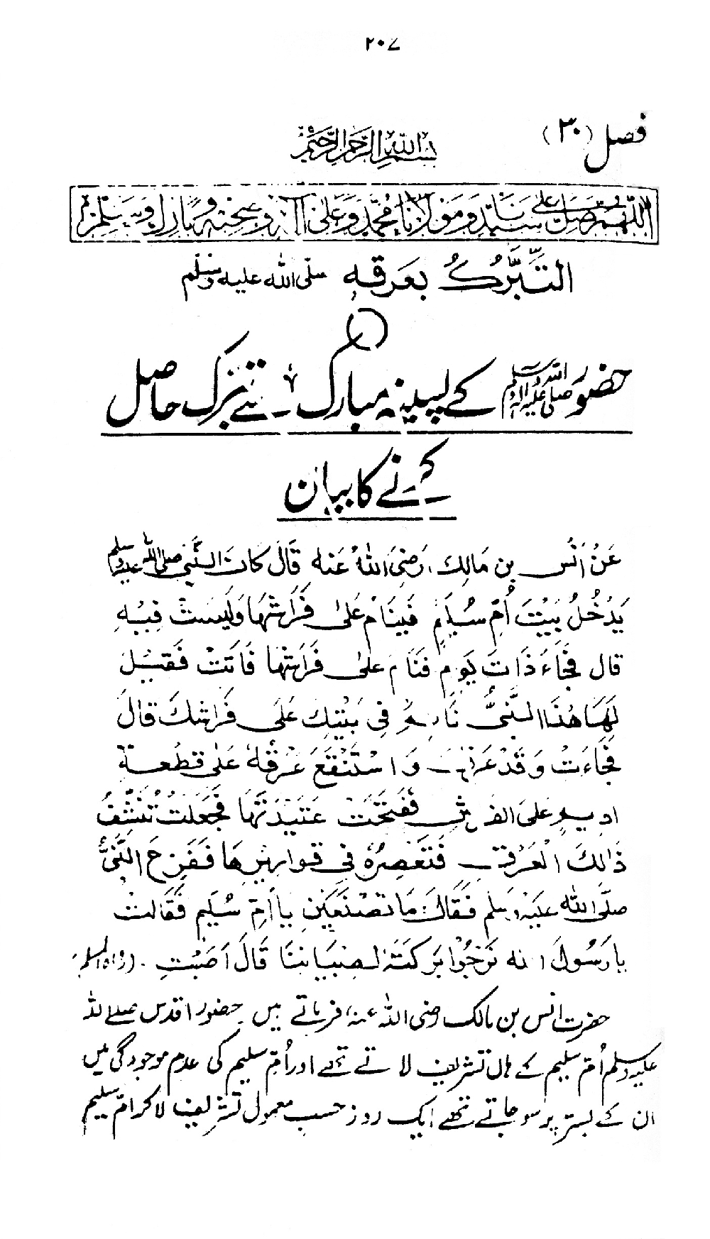 Nur al-Absar bi Dhikr al-Nabi al-Mukhtar ﷺ