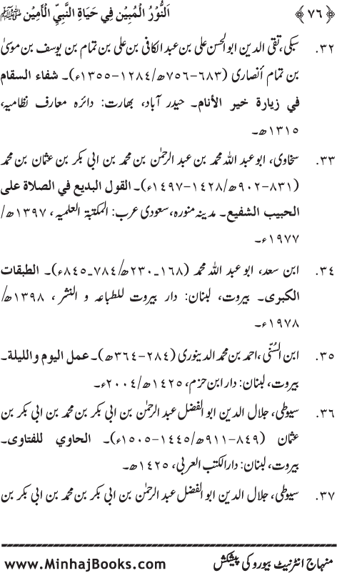 Arba‘in: Hayat-un-Nabi (PBUH)