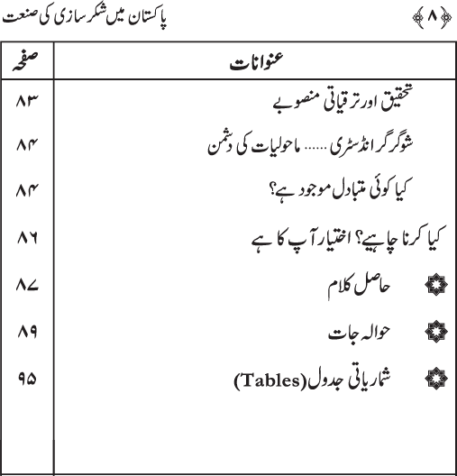 Pakistan main Shakar Sazi ki Sanaat (aik Tahqiqi Jaiza)