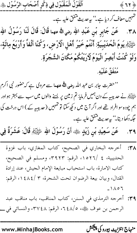 Arba‘in: Sahaba Karam (R.A.) ka Zikr-e-Jamil