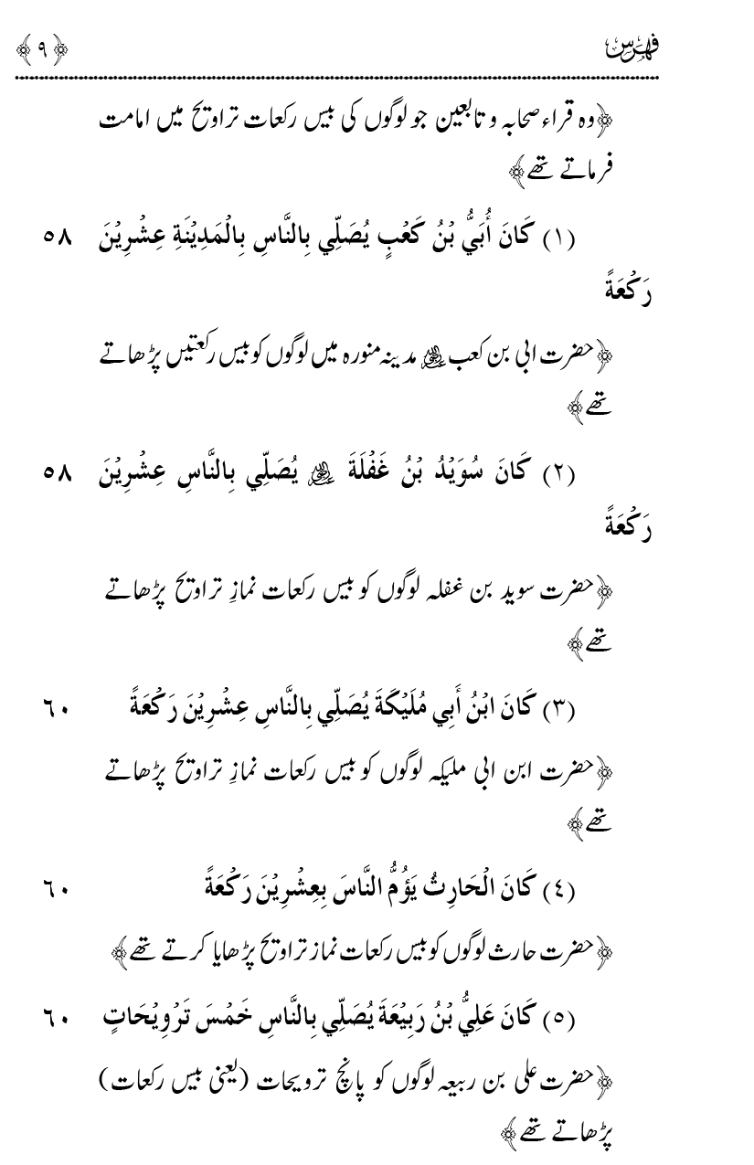 Qiyam-e-Ramadan ki Fazilat awr 20 Rakat Namaz Taraweeh ka Isbaat