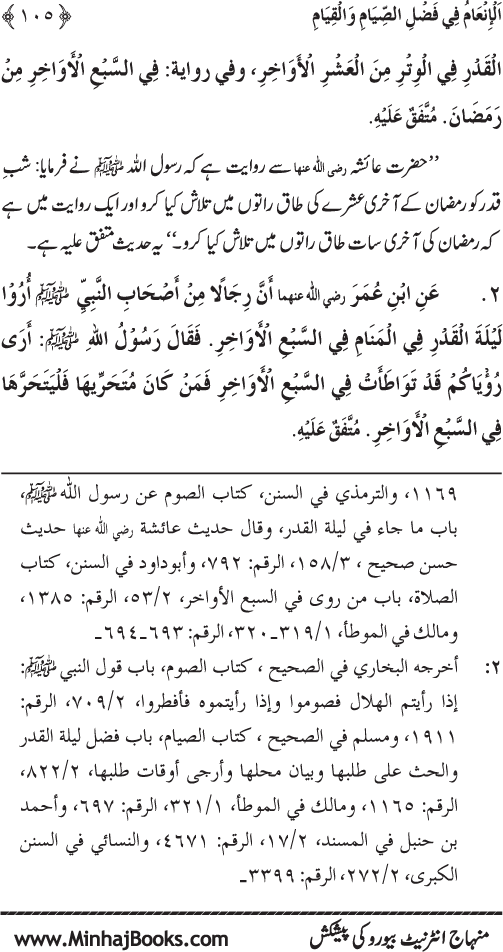 Roza awr Qiyam-ul-Layl ki Fazilat par Muntakhab Ayat-o-Ahadith