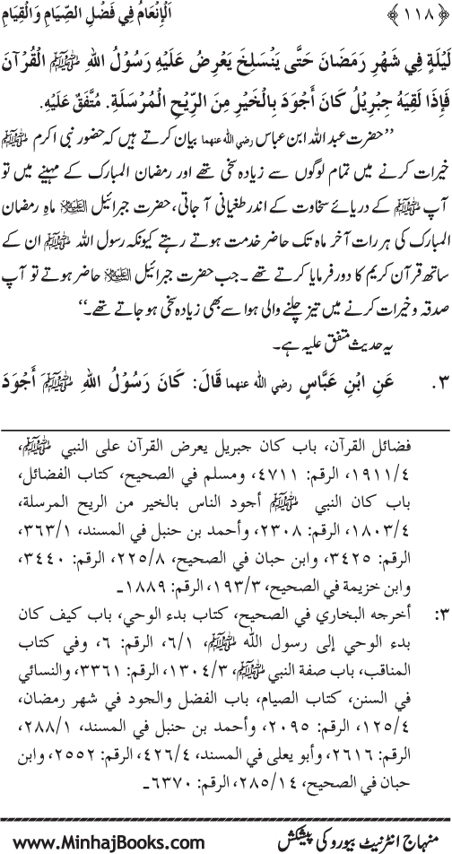 Roza awr Qiyam-ul-Layl ki Fazilat par Muntakhab Ayat-o-Ahadith