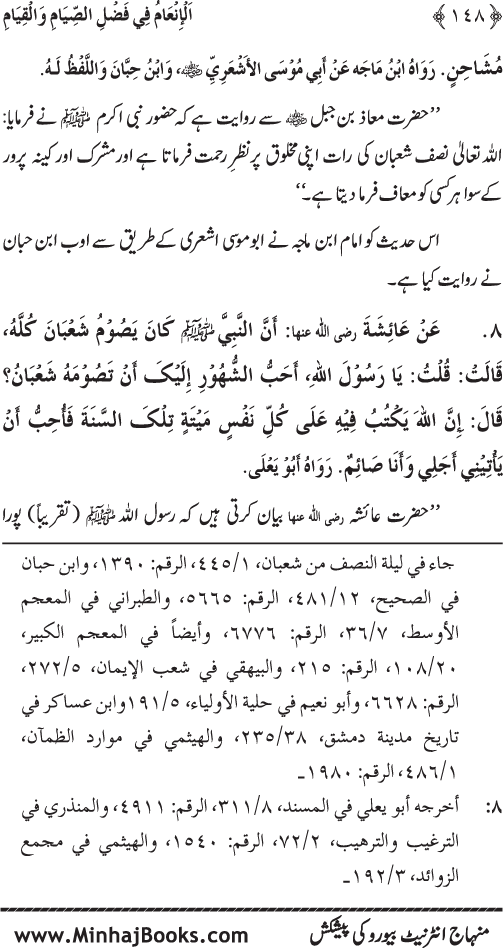 Roza awr Qiyam-ul-Layl ki Fazilat par Muntakhab Ayat-o-Ahadith