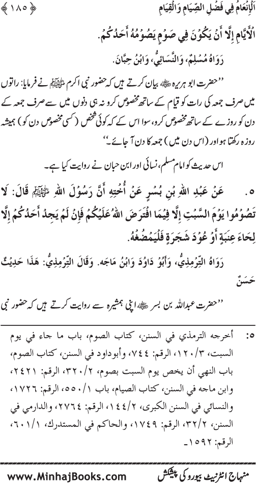 Roza awr Qiyam-ul-Layl ki Fazilat par Muntakhab Ayat-o-Ahadith