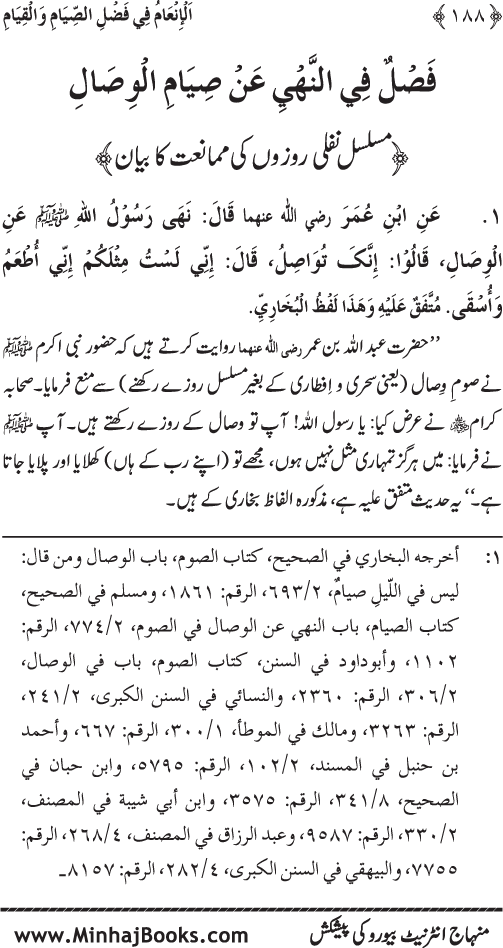 Roza awr Qiyam-ul-Layl ki Fazilat par Muntakhab Ayat-o-Ahadith