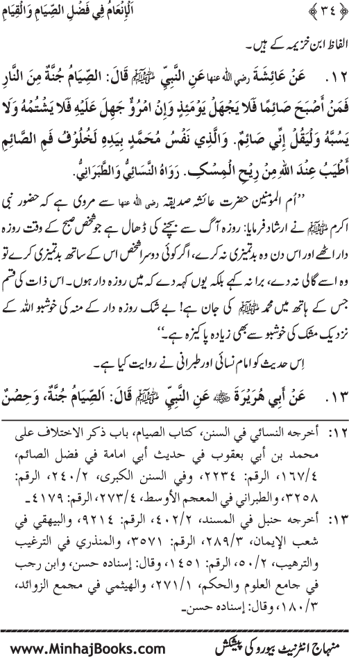 Roza awr Qiyam-ul-Layl ki Fazilat par Muntakhab Ayat-o-Ahadith