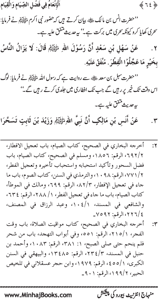 Roza awr Qiyam-ul-Layl ki Fazilat par Muntakhab Ayat-o-Ahadith