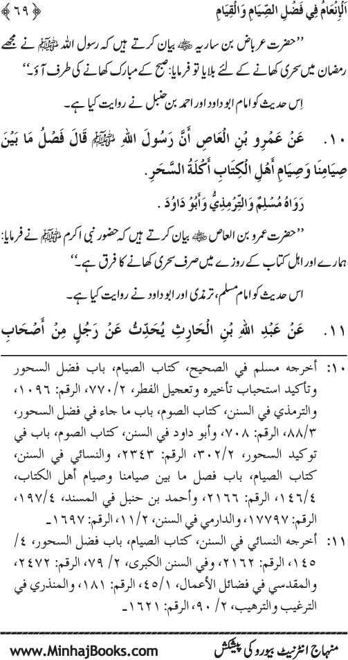 Roza awr Qiyam-ul-Layl ki Fazilat par Muntakhab Ayat-o-Ahadith