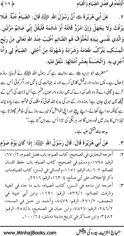 Roza awr Qiyam-ul-Layl ki Fazilat par Muntakhab Ayat-o-Ahadith