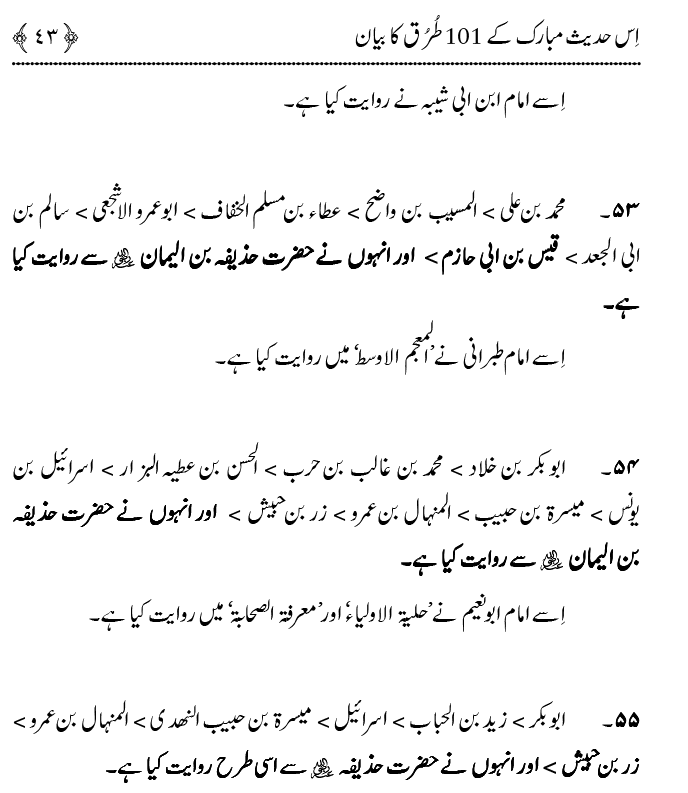 Hasan awr Husayn Tamam Jannati Jawanon ky Sardar hayn—Is Hadith Mubarak ky 101 Turuq ka Bayan