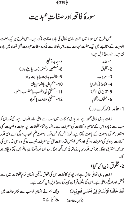 Tafsir Minhaj-ul-Qur’an (Sura al-Fatiha; Part-I)