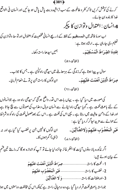 Tafsir Minhaj-ul-Qur’an (Sura al-Fatiha; Part-I)