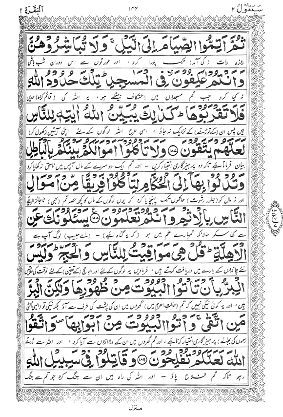 Tafsir Minhaj-ul-Qur’an (Sura al-Baqara)