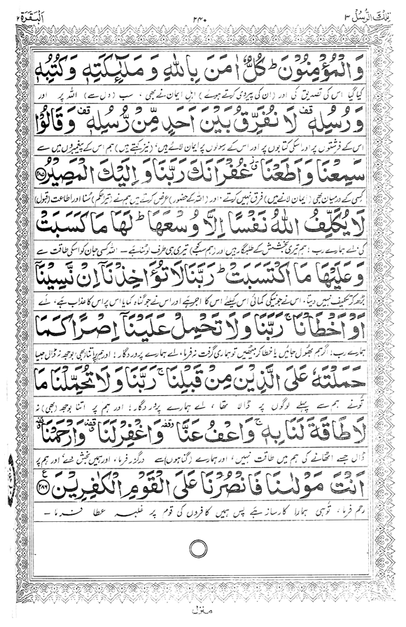 Tafsir Minhaj-ul-Qur’an (Sura al-Baqara)