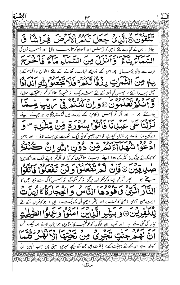 Tafsir Minhaj-ul-Qur’an (Sura al-Baqara)