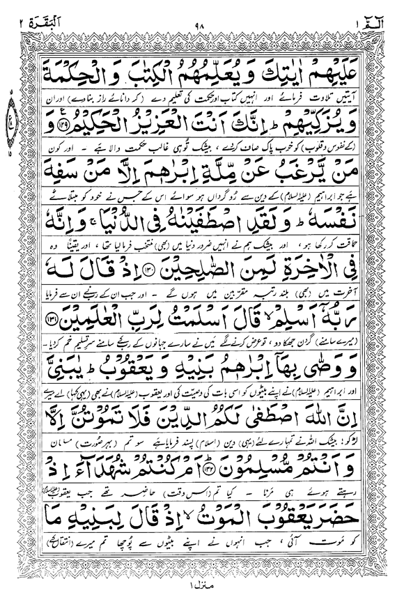 Tafsir Minhaj-ul-Qur’an (Sura al-Baqara)