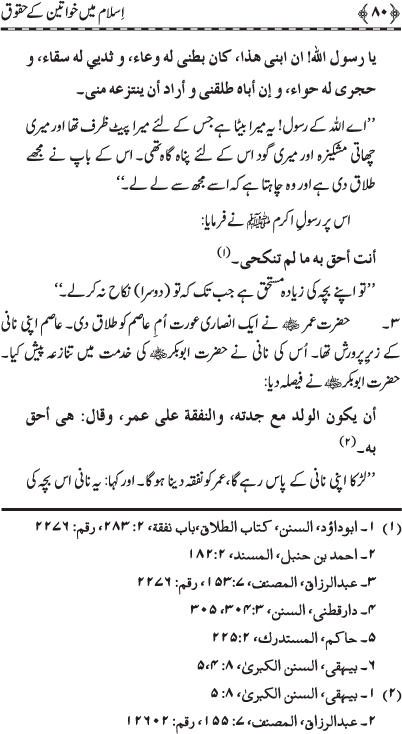 Islam main Khawatin ke Huquq