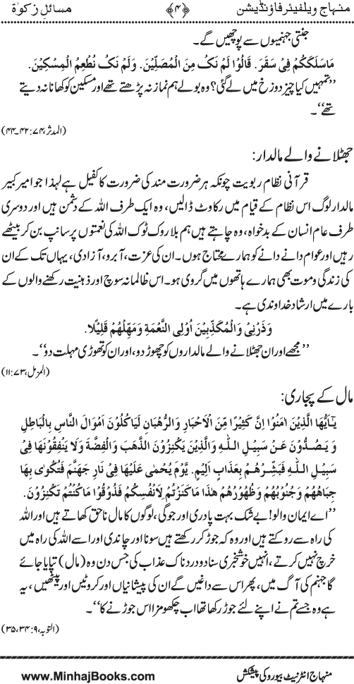 Masail e Zakat