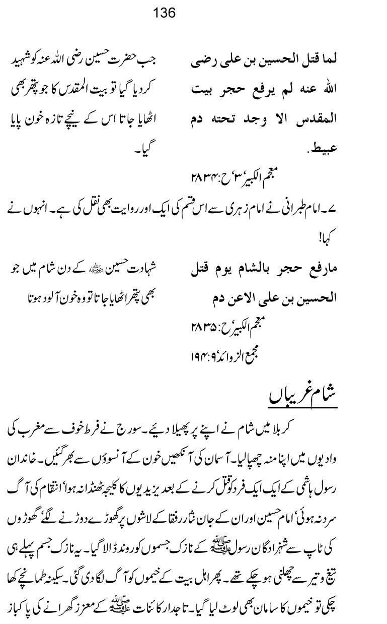 Zibh-e-‘Azim: Zibh-e-Isma‘il (A.S.) se Zibh-e-Hussain (A.S.) Tak