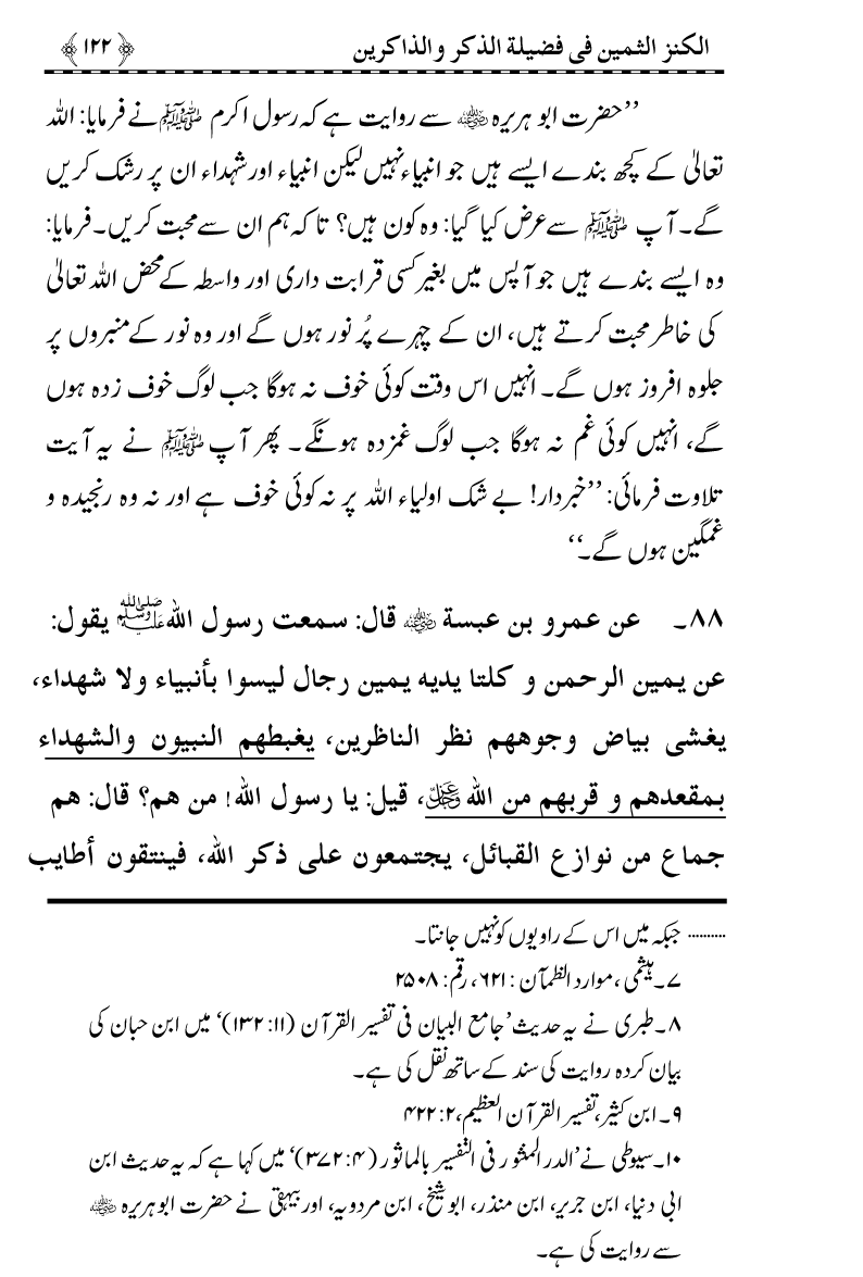 Zikr-e-Ilahi awr Zakirin ky Faza’il