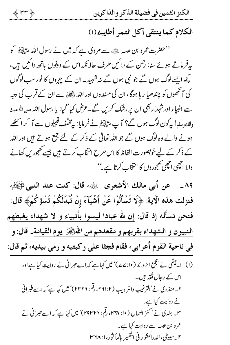 Zikr-e-Ilahi awr Zakirin ky Faza’il