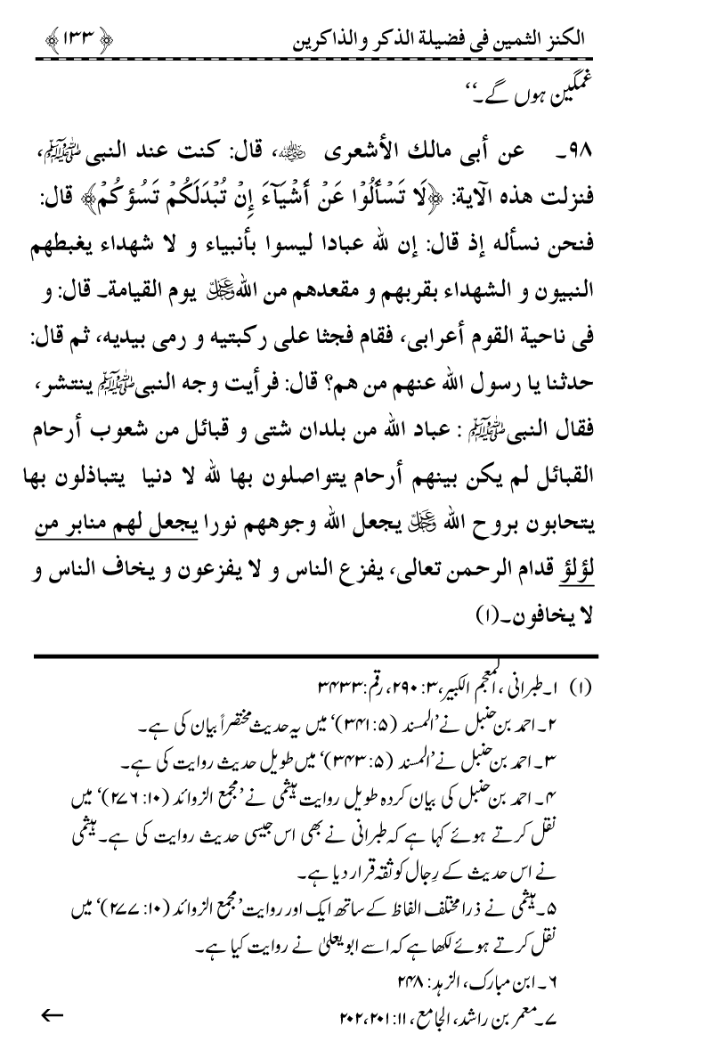 Zikr-e-Ilahi awr Zakirin ky Faza’il