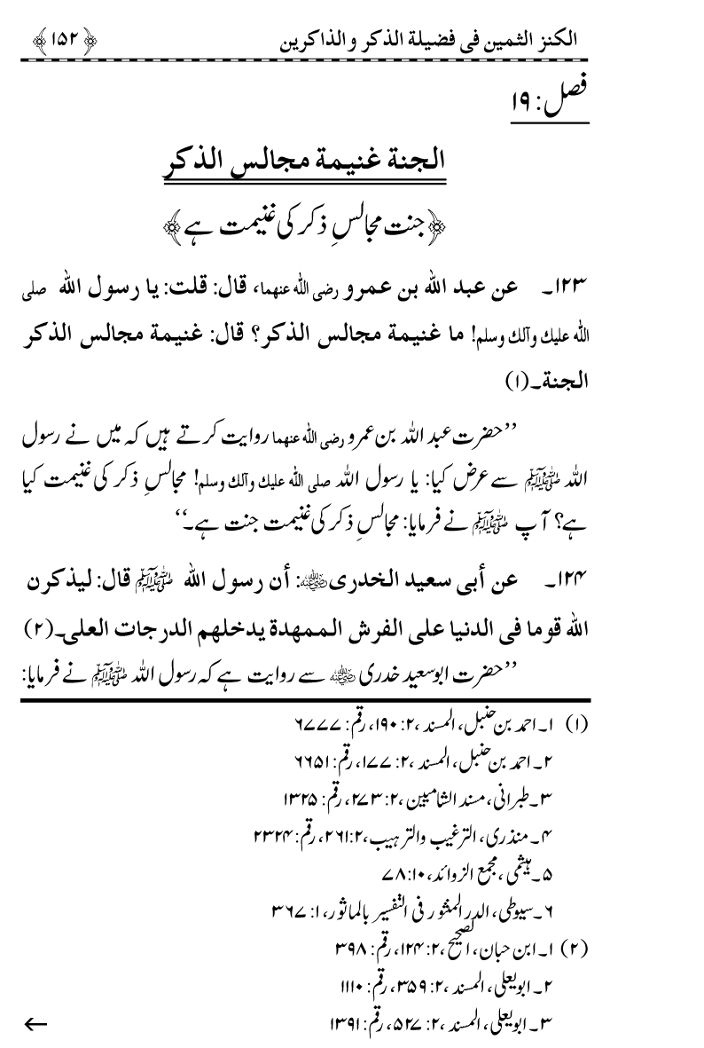 Zikr-e-Ilahi awr Zakirin ky Faza’il