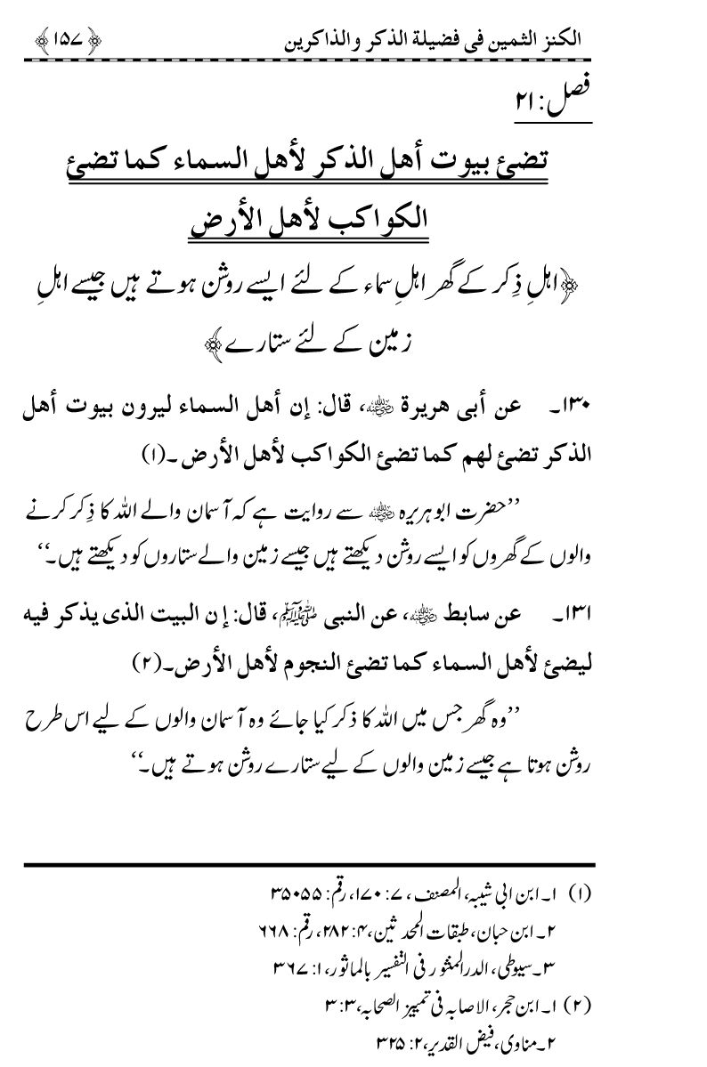 Zikr-e-Ilahi awr Zakirin ky Faza’il