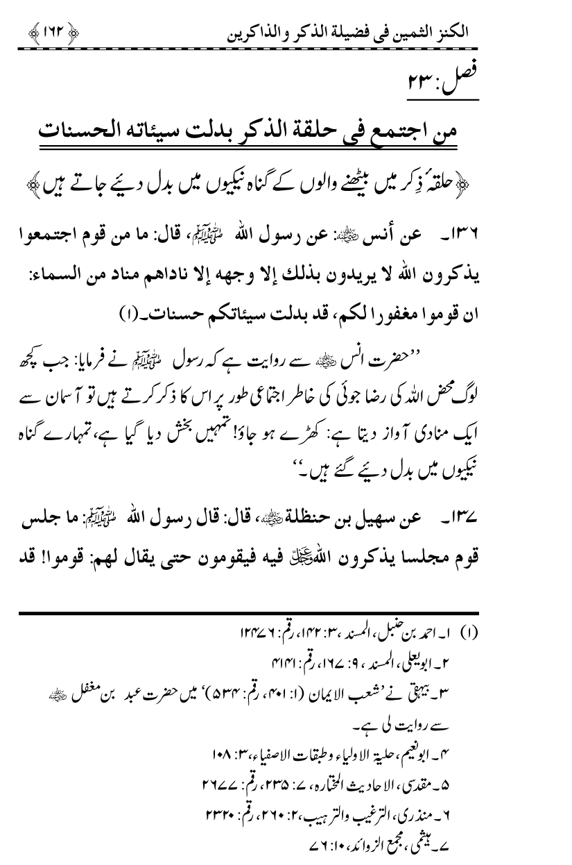 Zikr-e-Ilahi awr Zakirin ky Faza’il