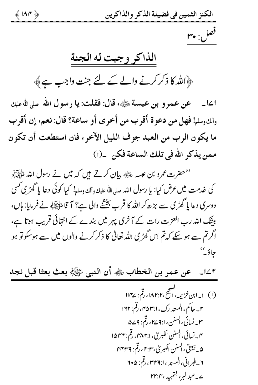 Zikr-e-Ilahi awr Zakirin ky Faza’il