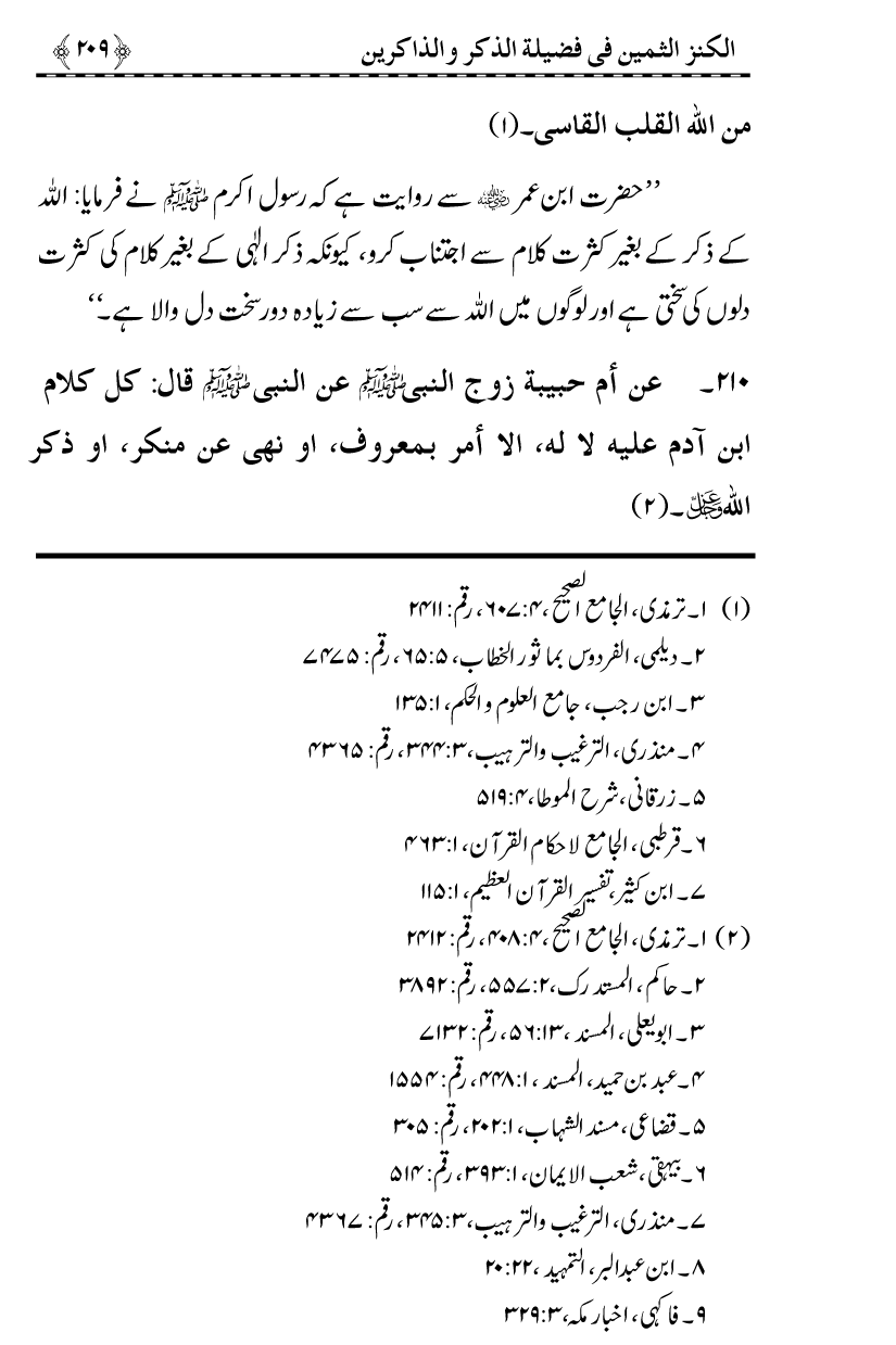 Zikr-e-Ilahi awr Zakirin ky Faza’il