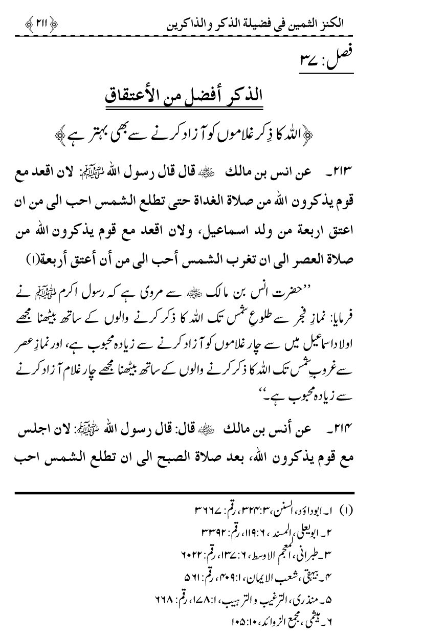 Zikr-e-Ilahi awr Zakirin ky Faza’il