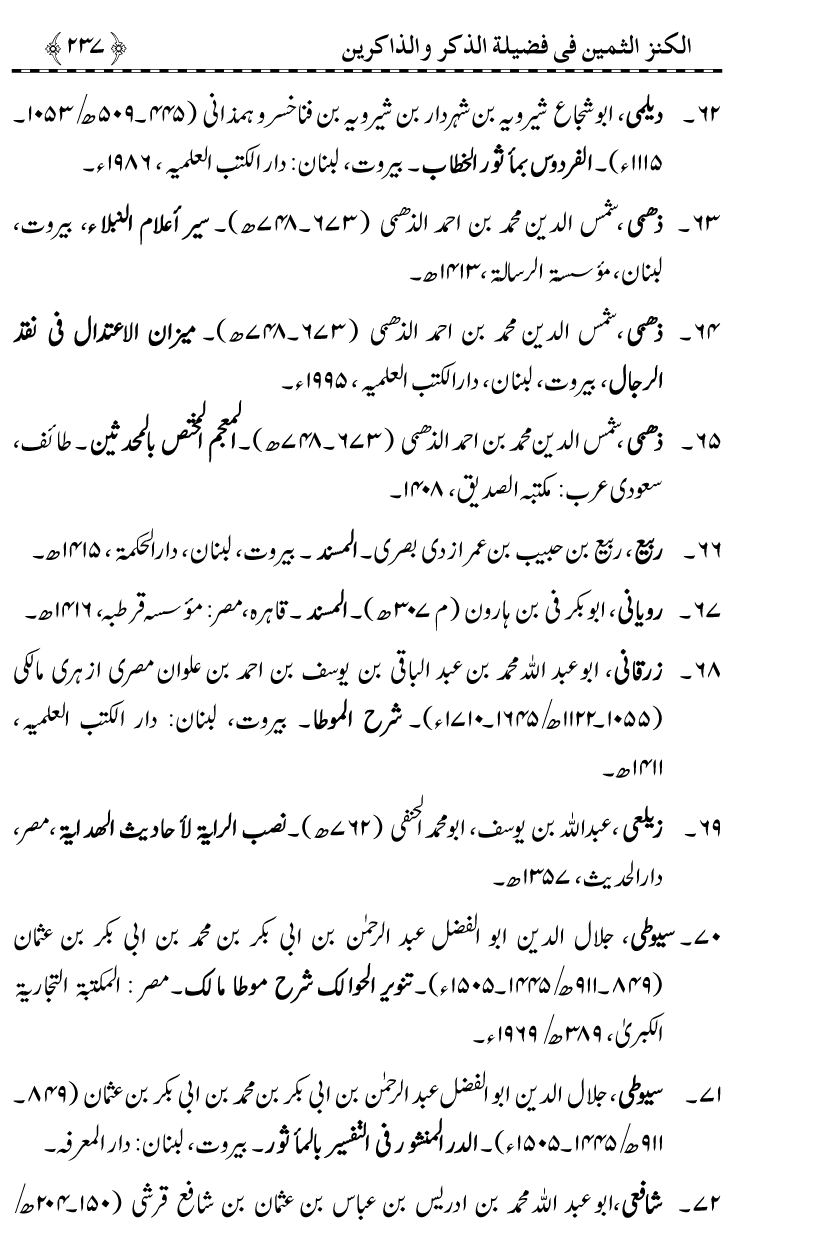 Zikr-e-Ilahi awr Zakirin ky Faza’il