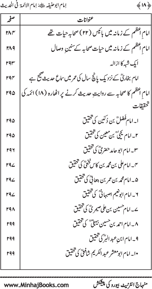 Imam Abu Hanifa: Imam al-A’imma fi al-Hadith (Jild Awwal)