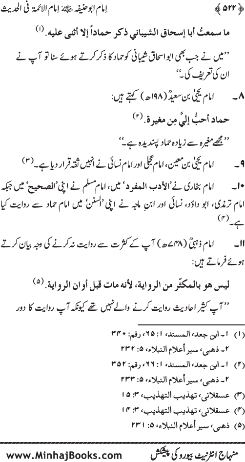 Imam Abu Hanifa: Imam al-A’imma fi al-Hadith (Jild Awwal)